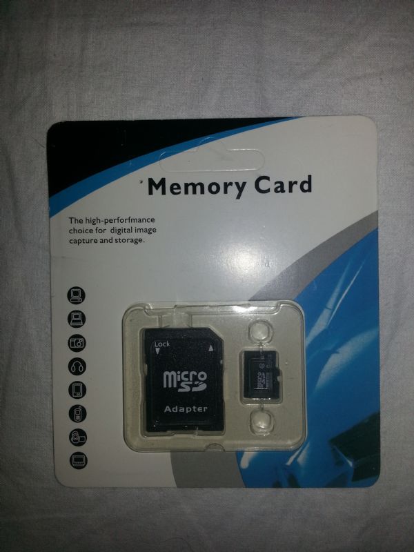 64GB Micro SDHC Minneskort Class 10 med adapter
