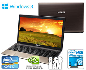 Snabb 15,6-tums laptop med Intel Core i7-processor