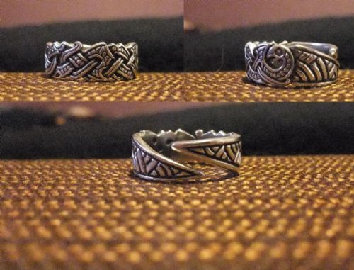 Vikinga ring i silver